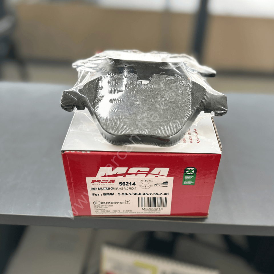 Ön Fren Balatası - BMW E60-E65-E66 2331211 MGA 56214 / 34111763089