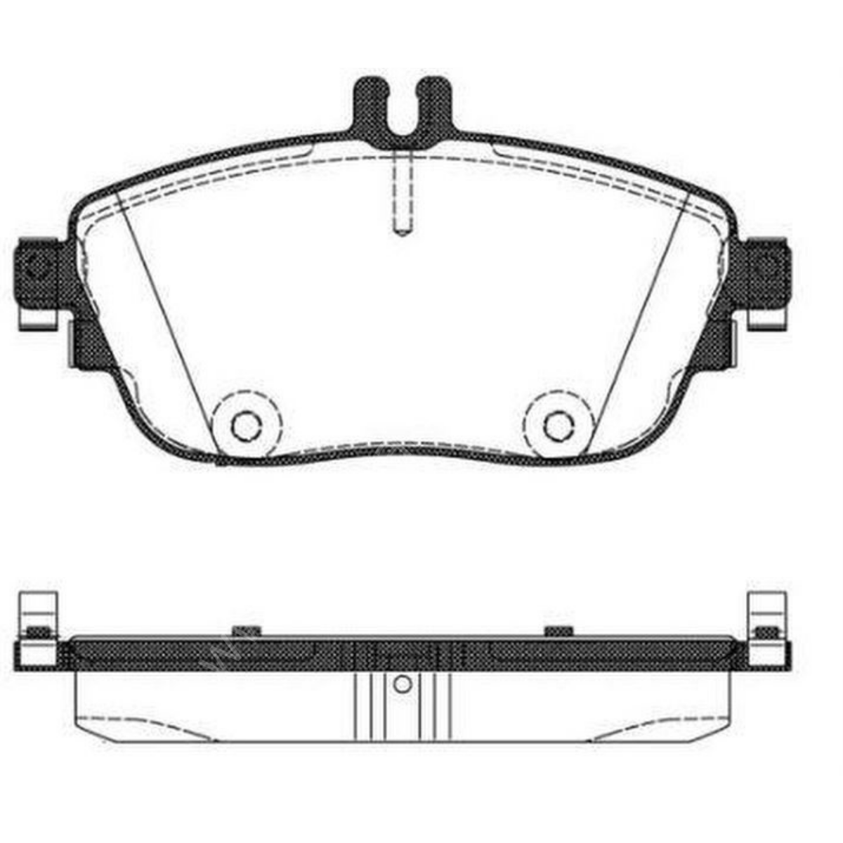 Ön Fren Balatası - Mercedes W117-W156-W176-W246 MGA 56303 / A0004203002
