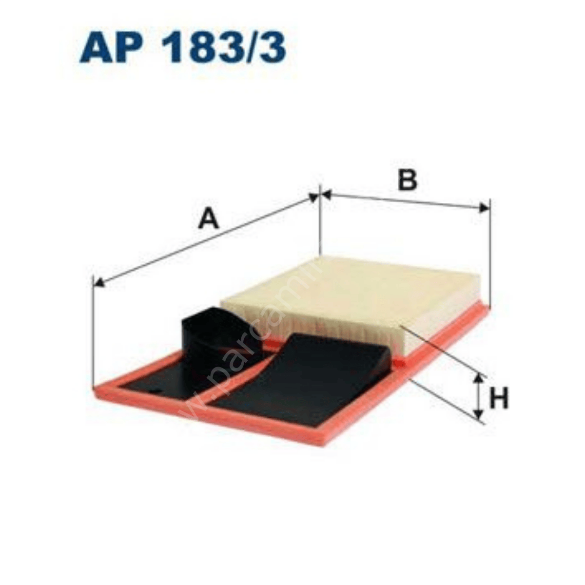 Hava Filtresi - VW Polo 2005-2020, Seat Ibiza 2006-2015, Skoda Fabia 2005-2014, FILTRON AP183/3 036129620H