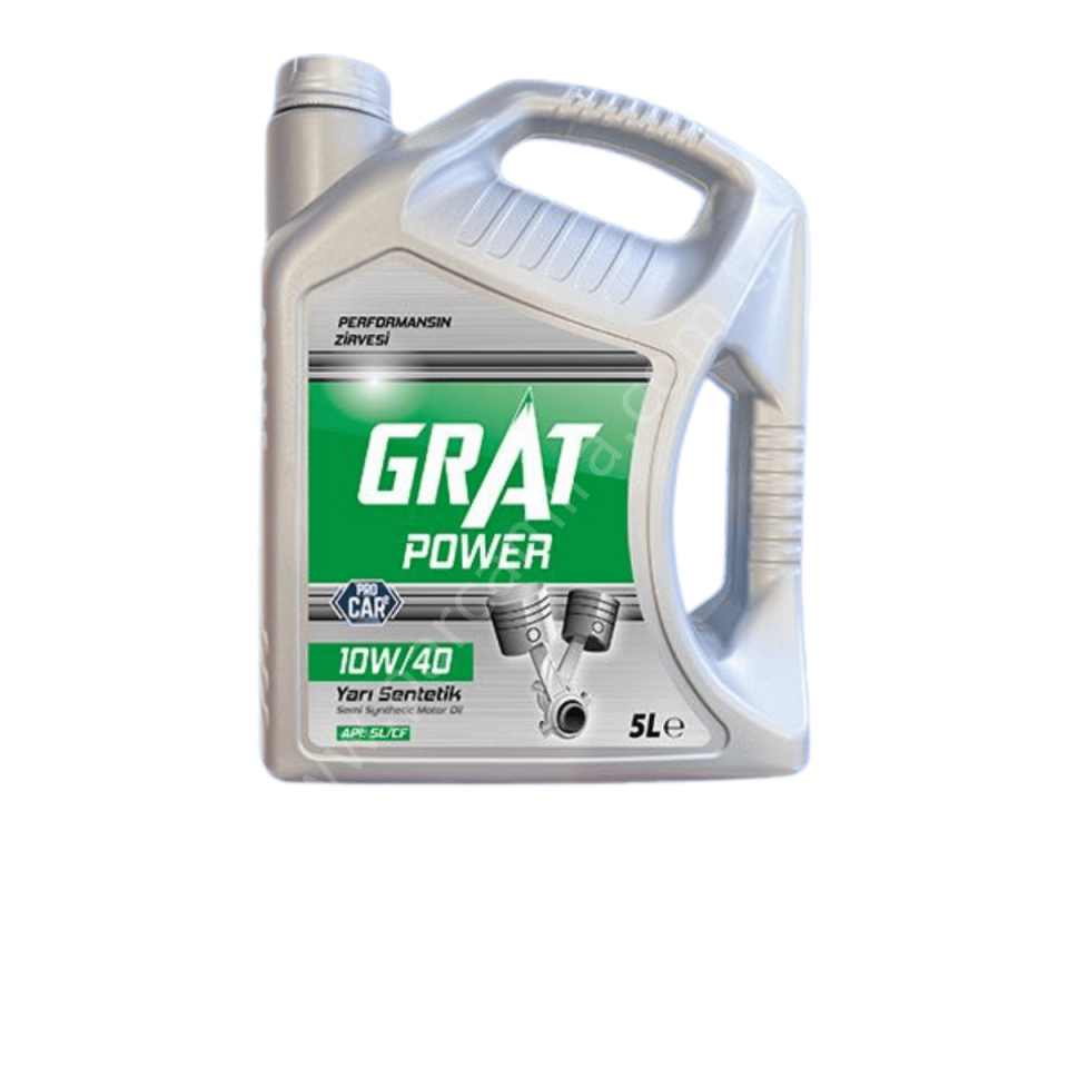 Motor Yağı 5 lt. - 10W40 API SL/CF Yarı Sentetik - GRAT 610405