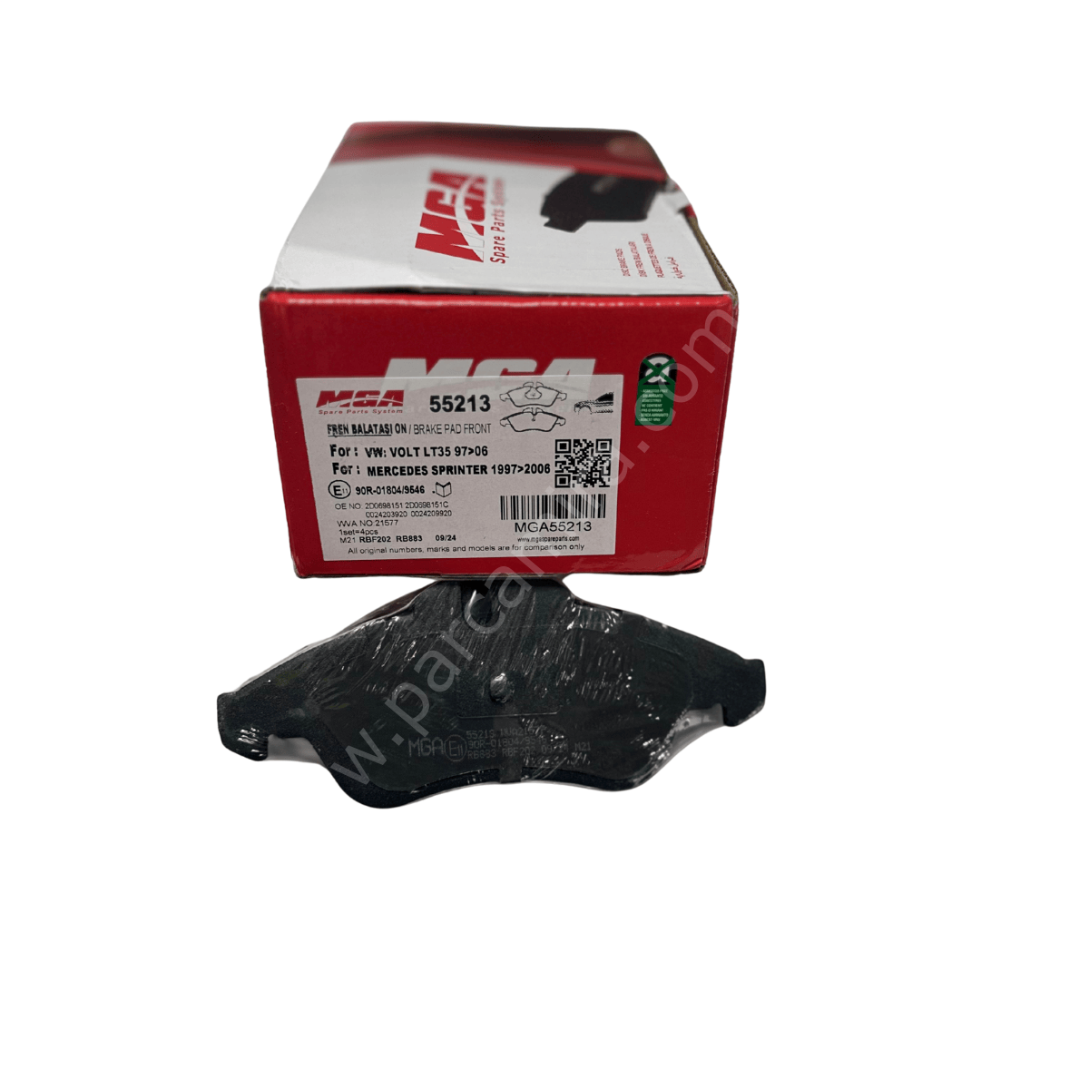 Ön Fren Balatası - VW LT 97-07 ,  Mercedes Sprinter ( 95-06 ) MGA-55213 / 2D0698151