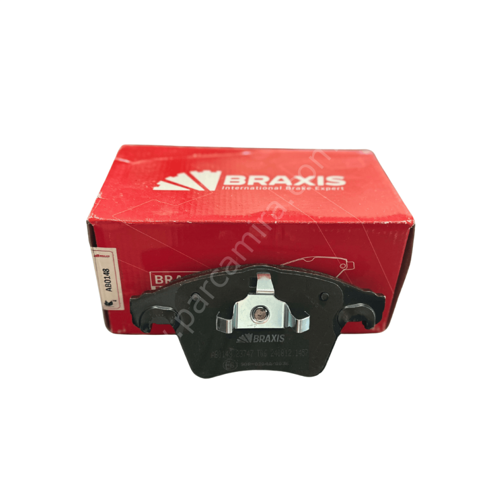 Ön Fren Balatası (Kablolu) -(17 inç )  VW Transporter T5 03>09 BRAXIS AB0148 / 7H0698151A