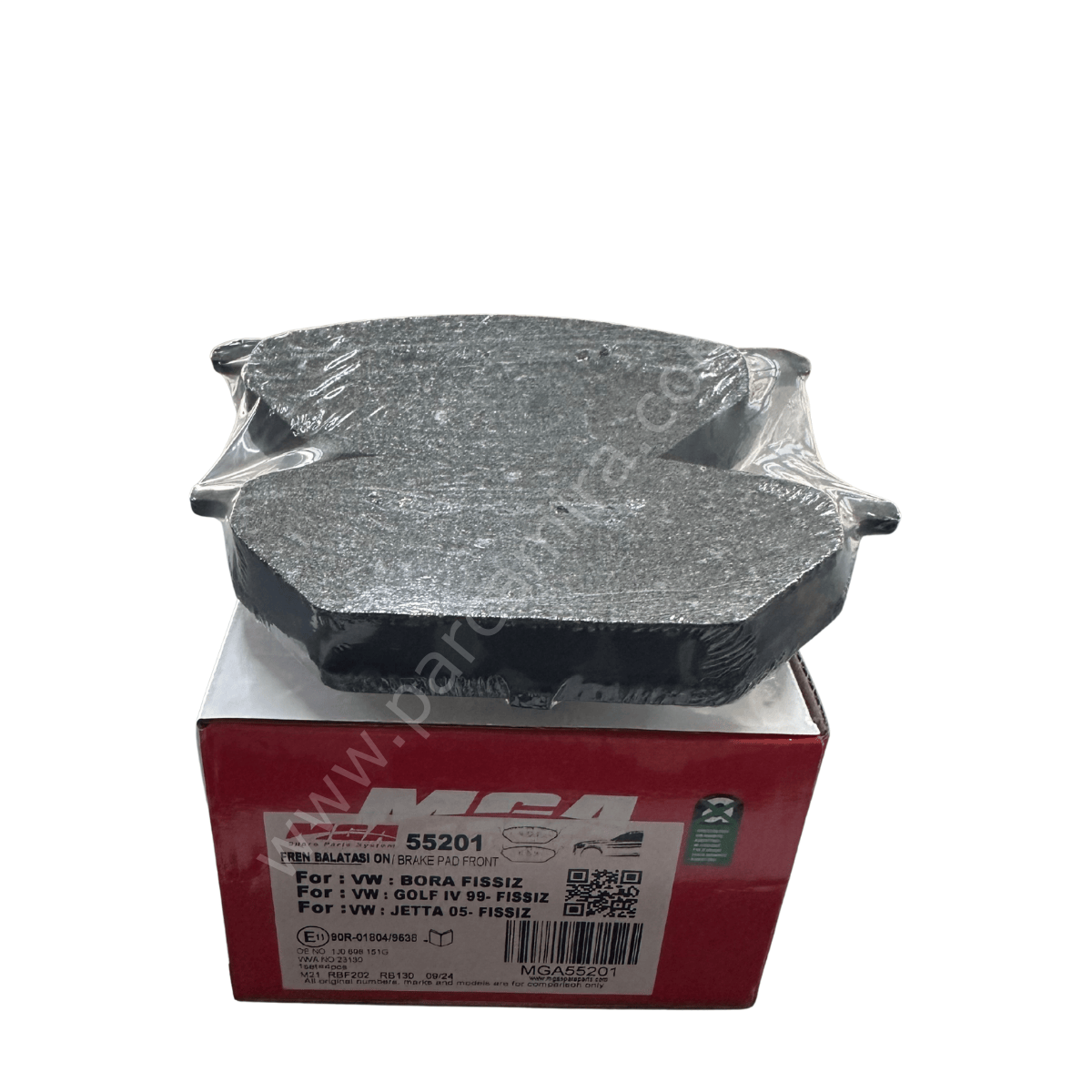 Ön Fren Balatası -Kablosuz - VW Beetle, Bora , Audi A1, A3 , Seat Cordoba , Ibiza , Skoda Fabia MGA 55201 / 1J0698151