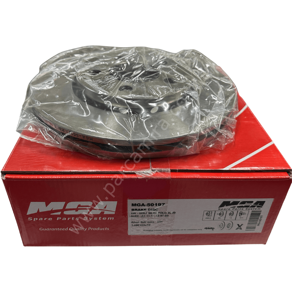 Ön Fren Diski - 256X22 , 5X100 VW Golf IV, Polo IV, Polo V, Audi A1, A3 , Seat Cordoba , Ibiza, Skoda Fabia , Octavia MGA 50197 / 6R0615301