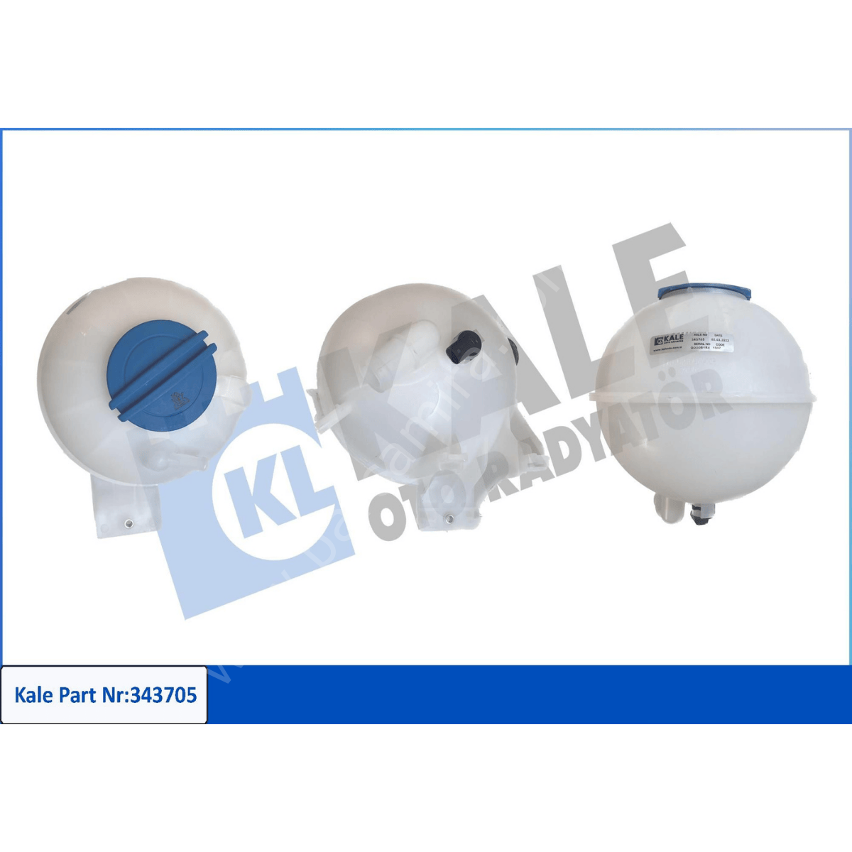 Radyatör Yedek Su Deposu - VW Crafter 06> KALE 343705 / 2E0121407